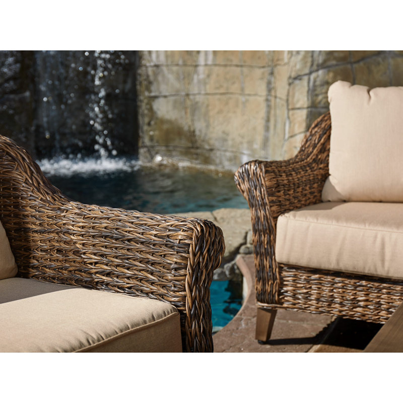Winston Cayman Patio Chair with Sunbrella Cushions Wayfair